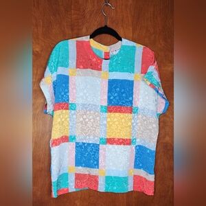 Roth Le Cover California Vintage Colorful Blouse